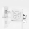Namibia Rugby Mockup Silver Cufflinks