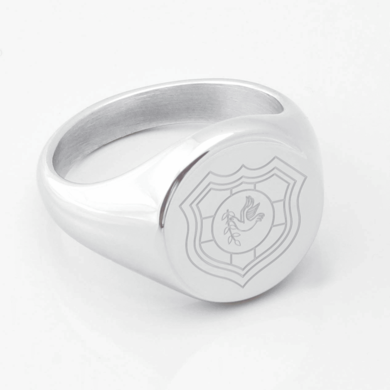 Tonga Rugby Mockup Silver Signet Ring Tonga Rugby Mockup Silver Signet Ring