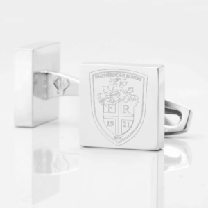 Featherstone Rovers Engraved Silver Cufflinks