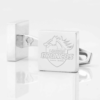 London Broncos Engraved Silver Cufflinks