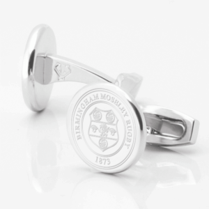 Moseley Rugby Engraved Silver Cufflinks