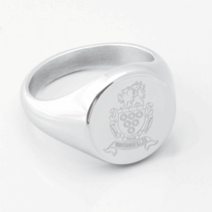 Whitehaven RLFC Engraved Silver Signet Ring e1669129471721