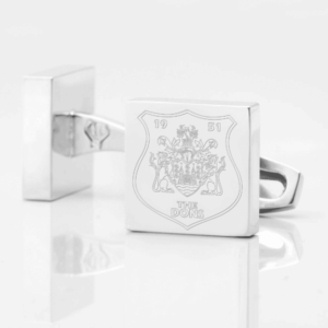Doncaster Rugby Engraved Silver Cufflinks