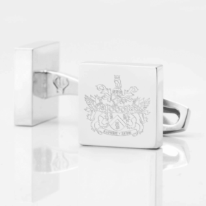 Oldham Rugby Engraved Silver Cufflinks