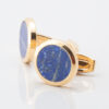 Gold Plated Lapis Stone Cufflinks