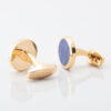 Gold Plated Lapis Stone Cufflinks Gallery