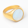 Gold-Plated-Mother-of-Pearl-Stainless-Steel-Signet-Ring