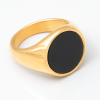 Gold-Plated-Onyx-Stainless-Steel-Signet-Ring