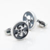 Enamel Skull & Crossbones Cufflinks