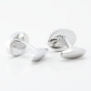 Silver Oval Mother of Pearl Cufflinks Gallery