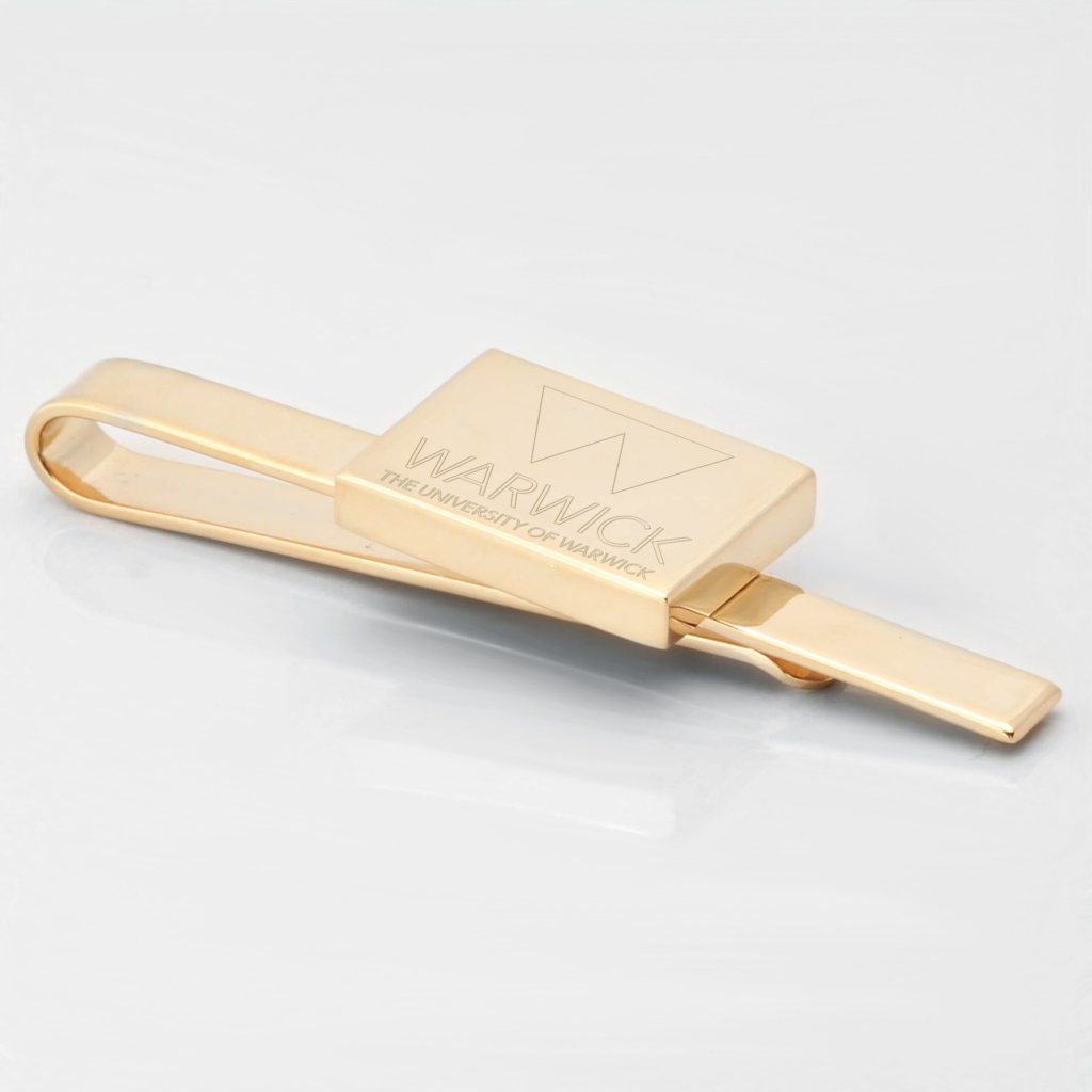 University-Of-Warwick-Engraved-Gold-Tie-Slide