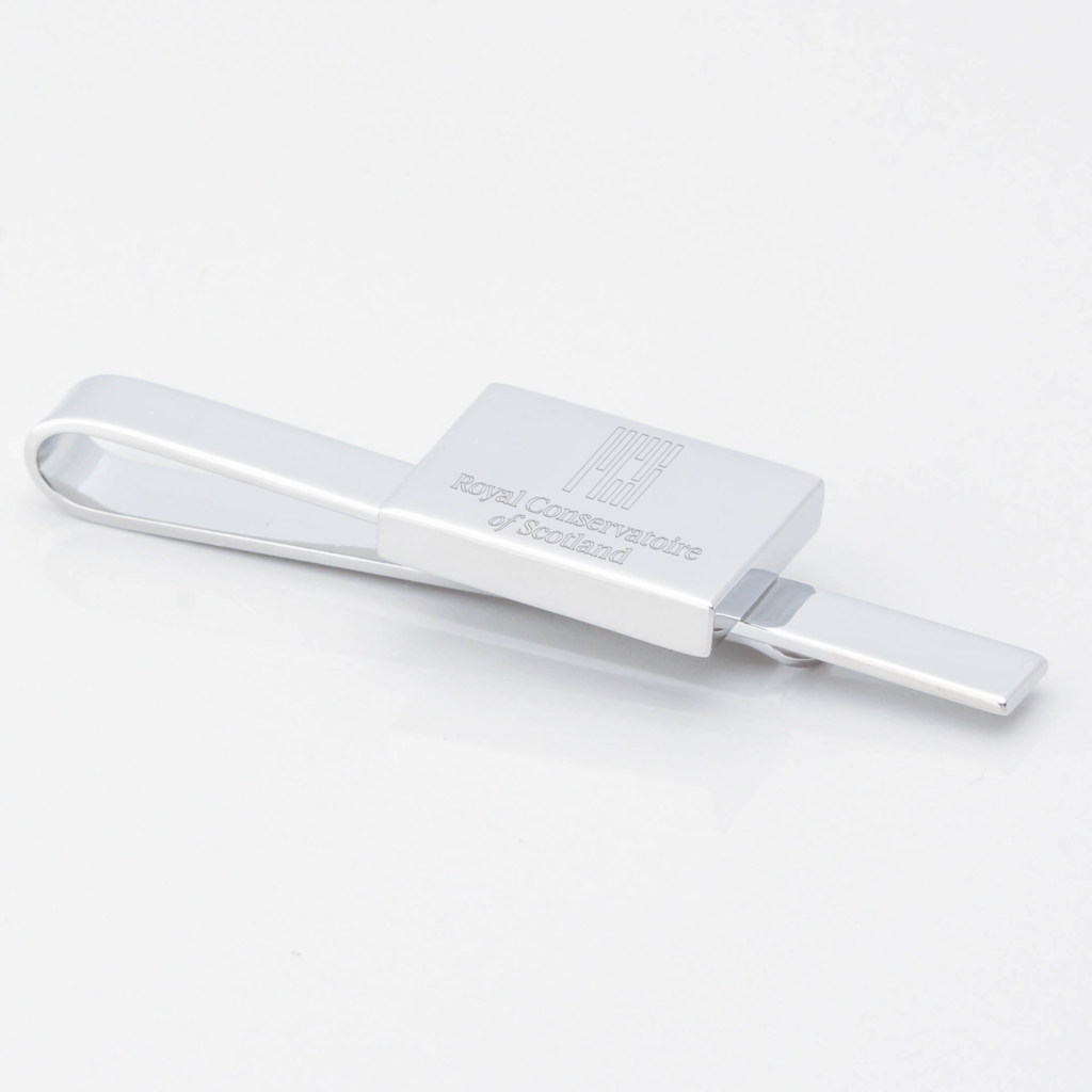 Royal-Conservatoire-Of-Scotland-Engraved-Silver-Tie-Slide