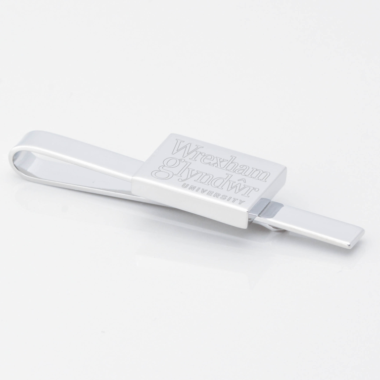 Wrexham-University-Engraved-Silver-Tie-Slide