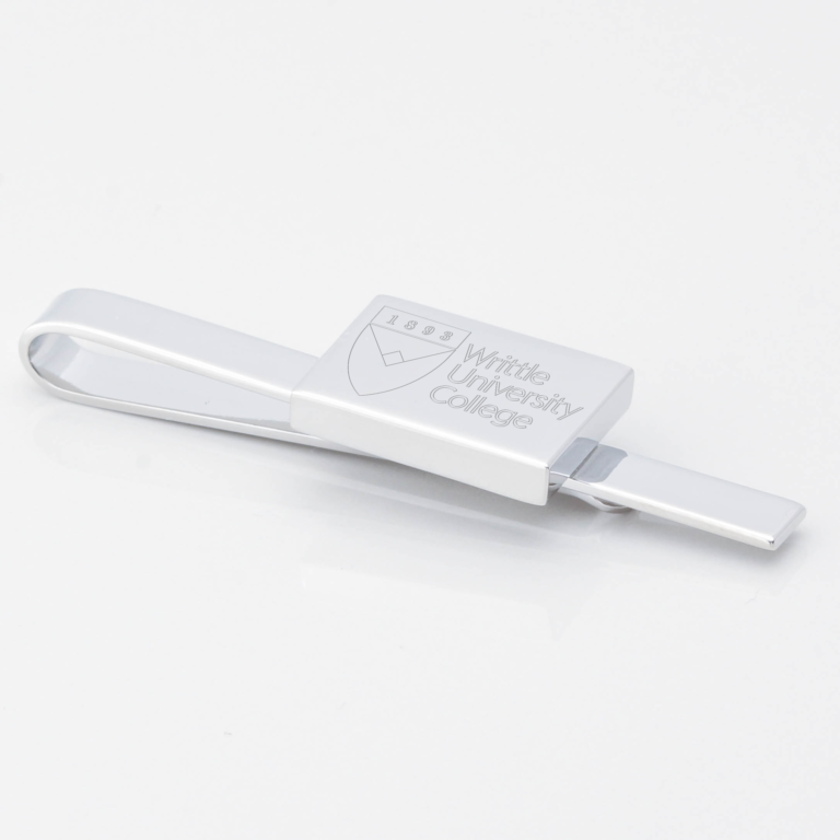 Writtle-University-Engraved-Silver-Tie-Slide