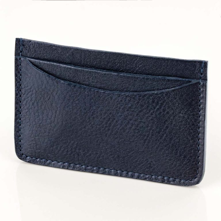 Luxury-Navy-Leather-Card-Holder