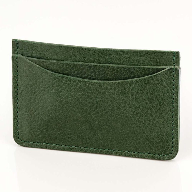Luxury-Racing-Green-Leather-Card-Holder