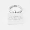 Canterbury Christ Church University-Engraved-Silver--Keyring