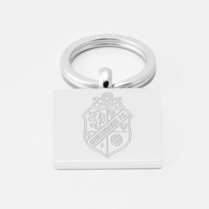Cowdenbeath Football-Engraved-Silver-Keyring