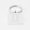 Gemini-Zodiac-Engraved-Silver-Keyring
