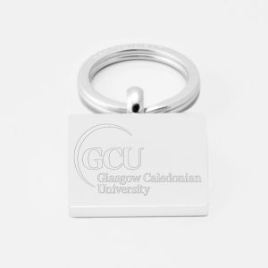 Glasgow-Caledonian-University-Engraved-Silver-Keyring