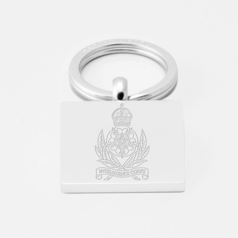 Intelligence-Corps-Engraved-Silver-Keyring