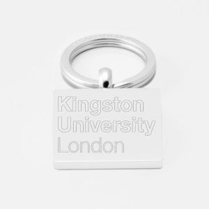 Kingston-University-Engraved-Silver-Keyring