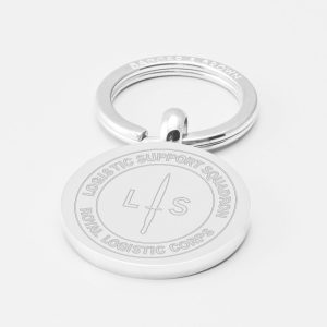 Logistic-Support-Squadron-Engraved-Silver-Keyring