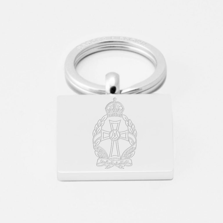 Queen-Alexandras-Royal-Army-Nursing-Corps-Engraved-Silver-Keyring