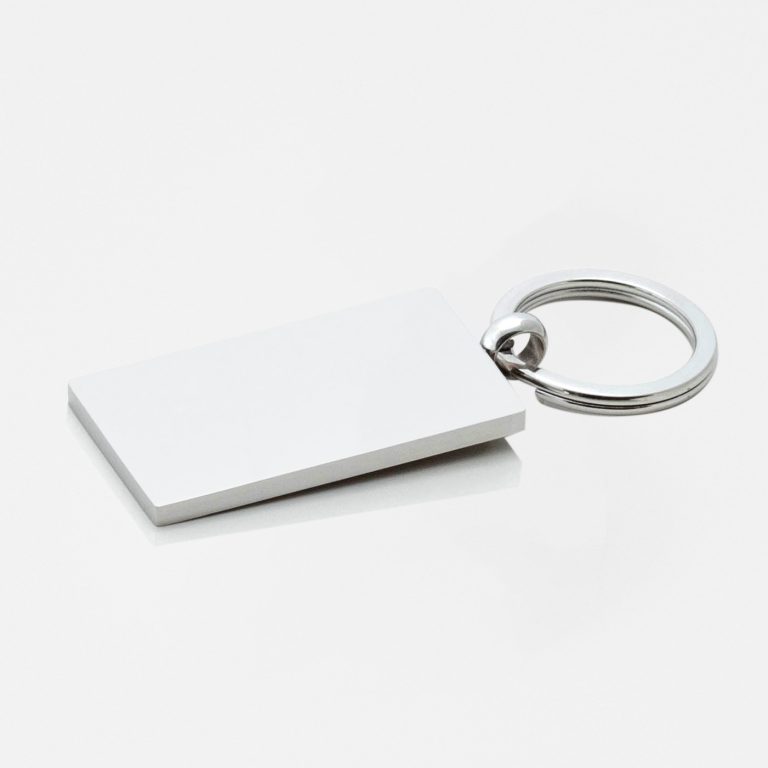 Rectangle keyring back
