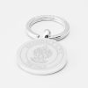 Rochdale-Football-Engraved-Silver-Keyring