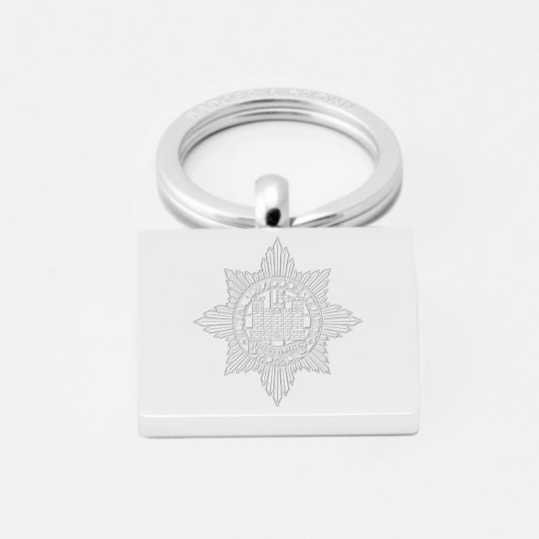 Royal-Dragoon-Guards-Engraved-Silver-Keyring