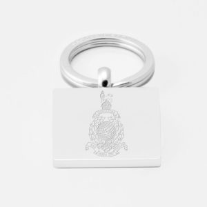 Royal-Marines-Engraved-Silver-Keyring