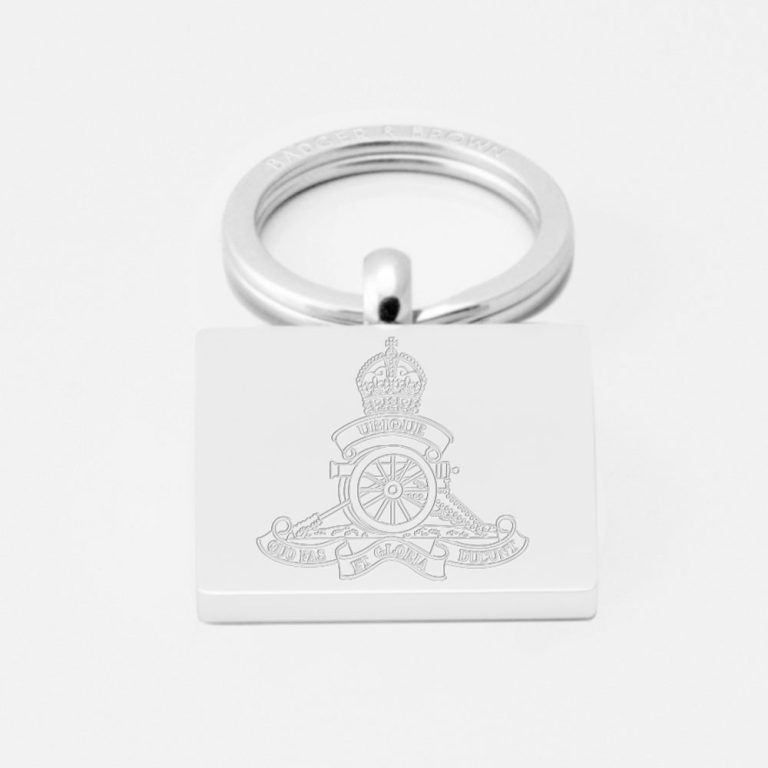 The-Royal-Artillery-Engraved-Silver-Keyring