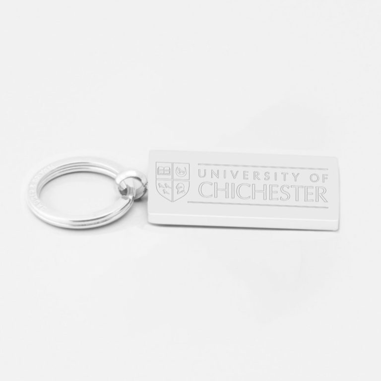 University-Of-Chichester-Engraved-Silver-Keyring