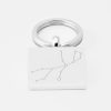 Virgo-Constellation-Engraved-Silver-Keyring