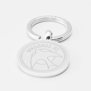 Walsall-Football-Club-Engraved-Silver-Keyring