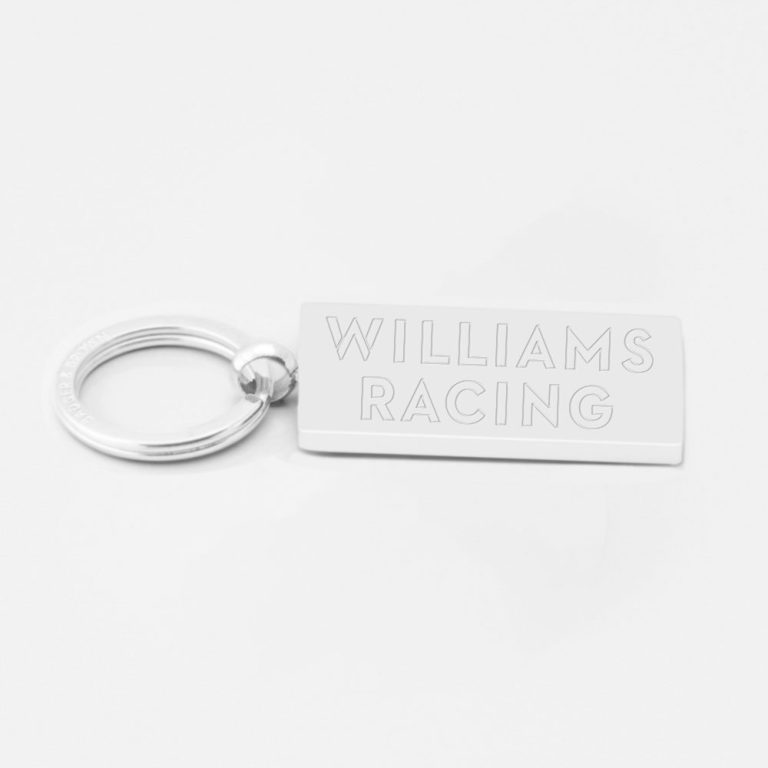 Williams-Racing-F1-Engraved-Silver-Keyring