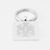 family-crest-square-Engraved-Silver-Keyring