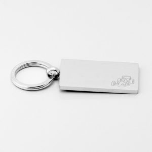 formula-one-Engraved-Silver-Rectangle-Keyring