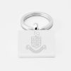 Airdrieonians Football-Engraved-Silver-Keyring