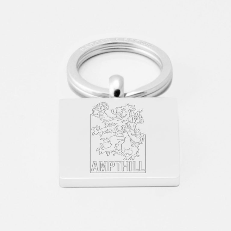 Ampthill Rugby-Engraved-Silver-Keyring