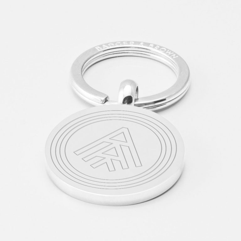 Andorra Football-Engraved-Silver--Keyring