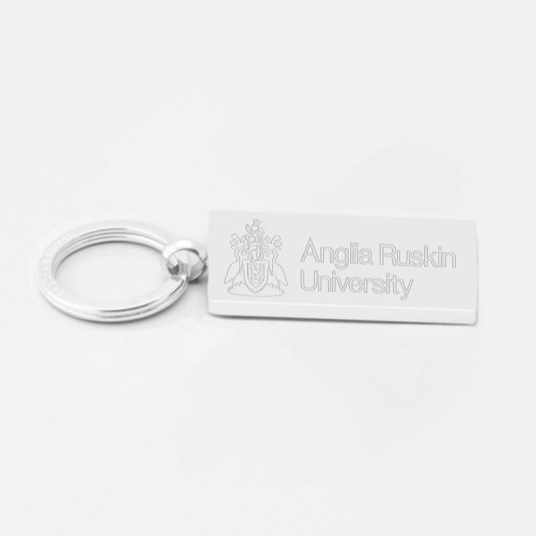 Anglia Ruskin University-Engraved-Silver--Keyring