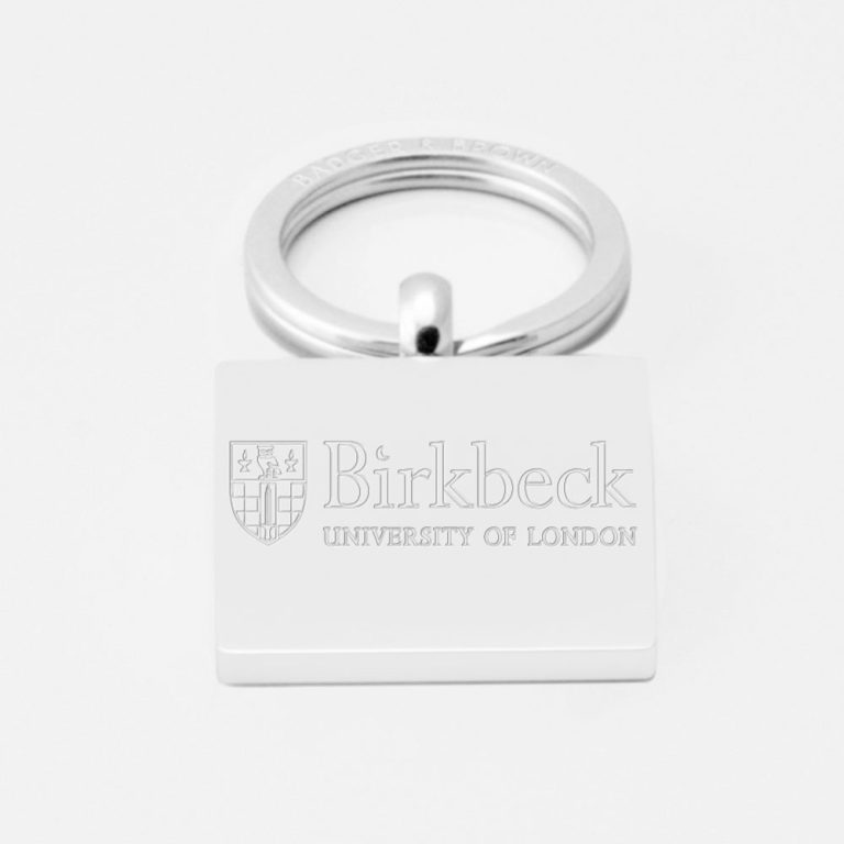 Birbeck University-Engraved-Silver--Keyring