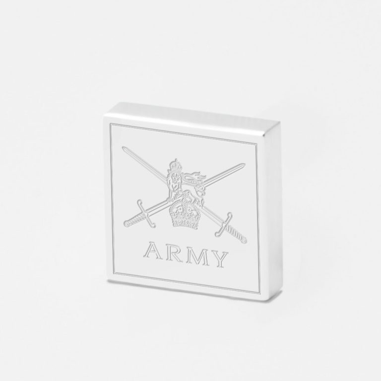 British Army-Engraved-Lapel-Pin