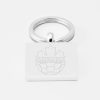 Canada Football-Engraved-Silver--Keyring