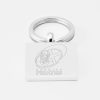 Cornish Pirates Rugby-Engraved-Silver-Keyring