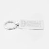 Durham County Cricket Club-Engraved-Silver-Keyring