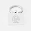 Exeter Chiefs Rugby-Engraved-Silver-Keyring