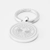 Germany Football-Engraved-Silver--Keyring